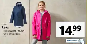 Lidl Crivit parka aanbieding