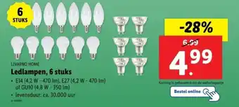 Lidl Livarno home ledlampen aanbieding