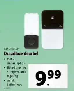 Lidl Silvercrest draadloze deurbel aanbieding