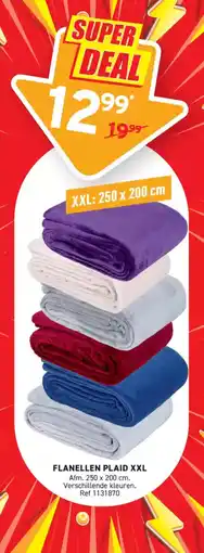 Trafic Flanellen plaid XXL aanbieding