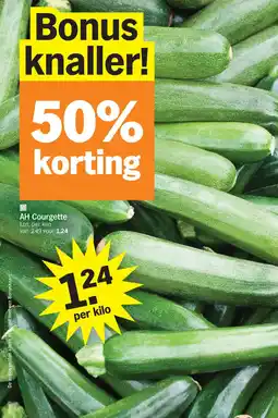 Albert Heijn AH Courgette aanbieding