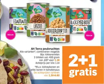 Albert Heijn AH Terra peulvruchten aanbieding