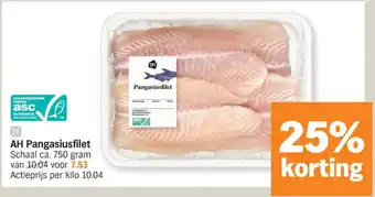 Albert Heijn AH Pangasiusfilet aanbieding