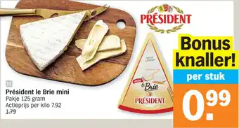 Albert Heijn Président le Brie mini aanbieding