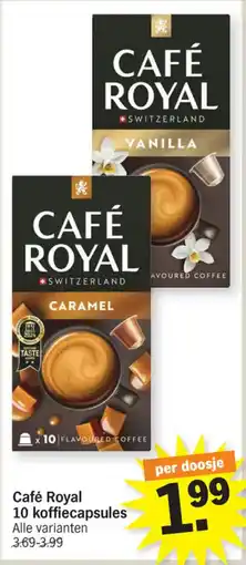 Albert Heijn Café Royal 10 koffiecapsules aanbieding