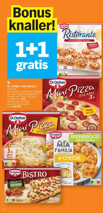 Albert Heijn Dr. Oetker mini pizza's aanbieding