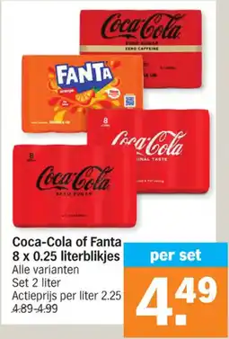 Albert Heijn Coca Cola of Fanta aanbieding