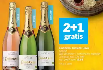 Albert Heijn Codorníu Clasico Cava Spanje aanbieding