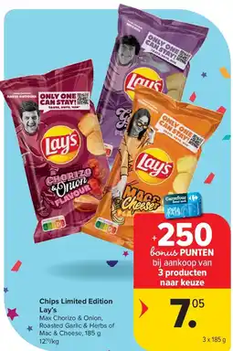 Carrefour Chips Limited Edition Lay’s aanbieding