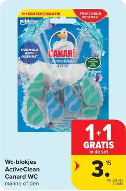 Carrefour Wc-blokjes ActiveClean Canard WC aanbieding