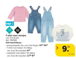 Carrefour T-shirt voor meisjes aanbieding