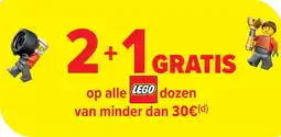 Carrefour alle LEGO dozen aanbieding