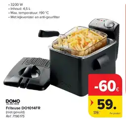 Carrefour Friteuse DO1014FR aanbieding