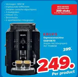 Carrefour Espressomachine EA810870 aanbieding