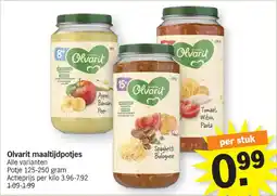 Albert Heijn Olvarit maaltijdpotjes aanbieding