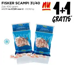 Jumbo Fisker scampi 31/40 aanbieding