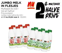 Jumbo Jumbo melk in flesjes aanbieding