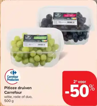 Carrefour Market Pitloze druiven Carrefour aanbieding