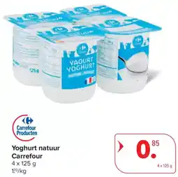 Carrefour Market Yoghurt natuur Carrefour aanbieding