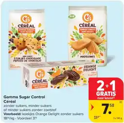 Carrefour Market Gamma Sugar Control Céréal aanbieding