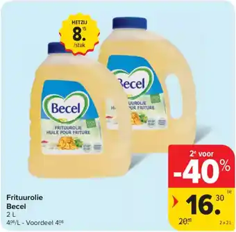 Carrefour Market Frituurolie Becel aanbieding