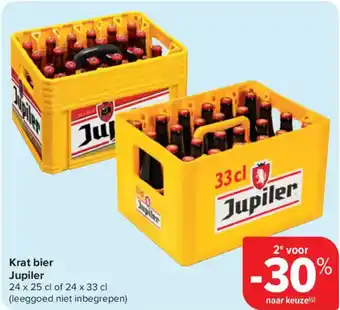 Carrefour Market Krat bier Jupiler aanbieding