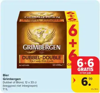 Carrefour Market Bier Grimbergen aanbieding