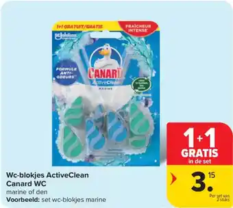 Carrefour Market Wc blokjes ActiveClean Canard WC aanbieding