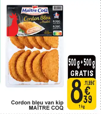 Cora Cordon bleu van kip maître coq aanbieding