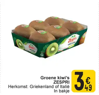 Cora Groene kiwi's ZESPRI Zespri aanbieding