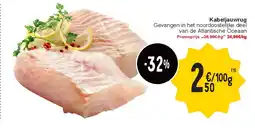 Cora Kabeljauwrug aanbieding