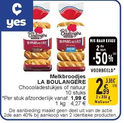 Cora Melkbroodjes LA BOULANGÈRE aanbieding