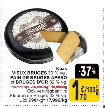 Cora Kaas VIEUX BRUGES 33 % vg., PAIN DE BRUGES APERO of BRUGES D’OR 32 % vg aanbieding