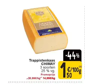 Cora Trappistenkaas CHIMAY aanbieding