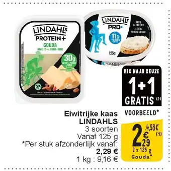 Cora Eiwitrijke kaas LINDAHLS aanbieding