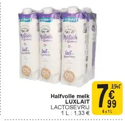 Cora Halfvolle melk LUXLAIT aanbieding