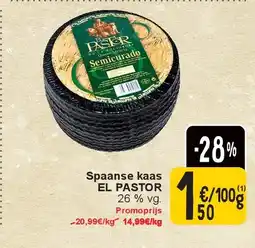 Cora Spaanse kaas EL PASTOR aanbieding