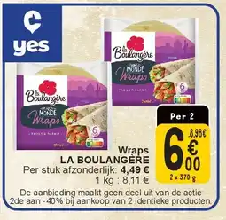 Cora W raps LA BOULANGÈRE aanbieding