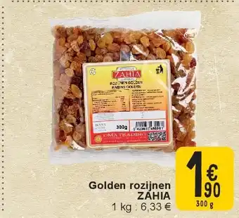 Cora Golden rozijnen ZAHIA aanbieding