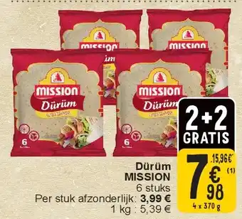 Cora Dürüm MISSION aanbieding