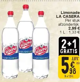 Cora Limonade LA CASERA aanbieding