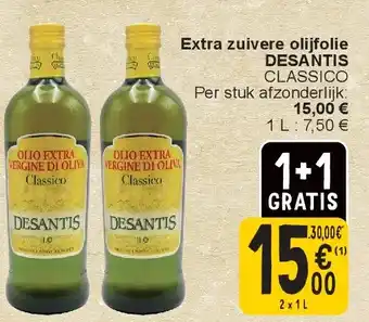 Cora Extra zuivere olijfolie DESANTIS aanbieding