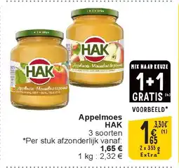 Cora Appelmoes HAK aanbieding