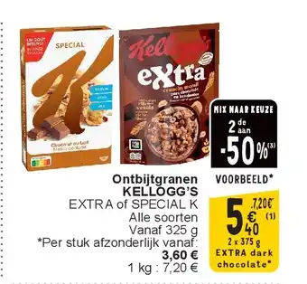 Cora Ontbijtgranen KELLOGG’S aanbieding