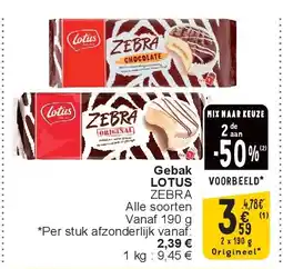 Cora Gebak LOTUS aanbieding