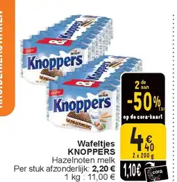 Cora Wafeltjes KNOPPERS aanbieding