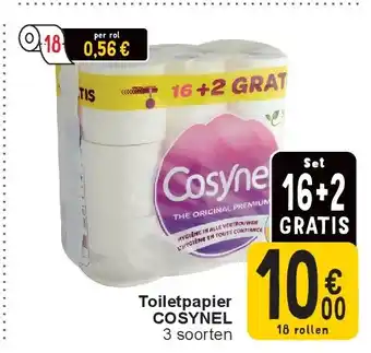 Cora Toiletpapier COSYNEL aanbieding