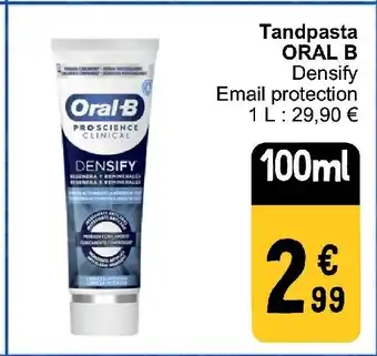 Cora Tandpasta ORAL B aanbieding