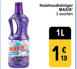 Cora Huishoudreiniger MAXIS' aanbieding