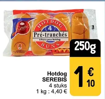 Cora Hotdog SEREBIS aanbieding